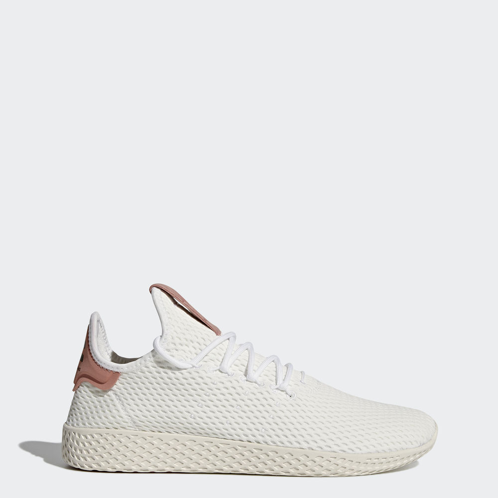 Adidas Pharrell Williams Tennis Hu - Originals ανδρικα - Ασπρα/Ασπρα/Ροζ,Μέγεθος: EU 36 – 54 2/3 (37